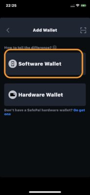 safepalソフトウェアー選択